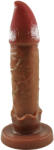STD Dildo No. 20 Fantasy Beasts, Silicon Lichid, Maro, 22 cm