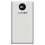 ADATA Power bank 20000mAh Quick Charge 3.0 + PD 18W, 2 x USB & 1 x USB-C 3A Alb, A-DATA AP20000QCD-DGT-CWH (AP20000QCD-DGT-CWH)