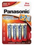 Panasonic LR6PPG/6BP 4+2F 1, 5V AA alkáli tartós ceruzaelem 6 db/csomag (LR6PPG-6BP4-2) - bestbyte