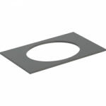 Geberit Selnova Square mosdópult 79, 1x47, 5 cm, matt láva 502.865. 00.1 (502.865.00.1) - szaniteronline