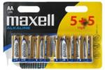 Maxell Maxell: Alkáli ceruzaelem 1.5V AA LR6 5+5db bliszteres csomagolásban 724894