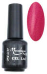 Moonbasanails One Step gél lakk 018 - Csillámos bíbor magenta