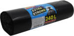 Clinox Saci Menajeri Extra Strong 240l 10buc Ldpe Negri (104 123cm) Eticheta Albastra