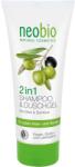 Neobio Gel de Dus si Sampon 2 in 1 Bio 200ml Neobio