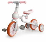 ECOTOYS Tricicleta si bicicleta 4 in 1 Ecotoys, 4 roti, roz