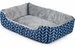 PetHaus Culcus Confortabil pentru Caini sau Pisici, 100 x 70 x 25 cm, Albastru-Gri