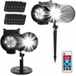  Proiector Laser LED cu 12 diapozitive interschimbabile, 4 anotimpuri, cu telecomanda