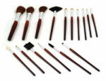  Set de 16 Pensule Machiaj cu Borseta
