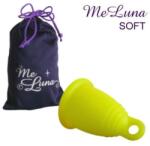 Me Luna Cupă menstruală cu inel, mărimea M, galben - MeLuna Soft Menstrual Cup Ring