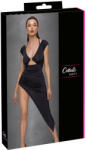 Cottelli Collection Party - aszimmetrikus, gyűrűs ruha (fekete) (27181541031) - szexshop
