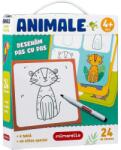 MIMORELLO Puzzle Mimorello Animale Desenam pas cu pas 24 piese (EK6667_Initiala) Puzzle