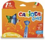 CARIOCA super lavabila, varf rotunjit special, 6 culori/cutie, CARIOCA Baby Teddy 1+ (CA-42815)