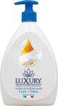 Luxury Sapun lichid cu pompita, lapte si miere, 750ml, Luxury