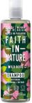 Faith in Nature Sampon natural reparator cu trandafir salbatic pentru toate tipurile de par, 400ml, Faith in Nature