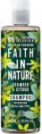 Faith in Nature Sampon natural detoxifiant cu alge marine si citrice pentru toate tipurile de par, 400ml, Faith in Nature
