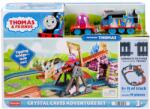 Thomas and Friends Set de joaca, Locomotiva motorizata cu vagon, Thomas and Friends, Pestera de Cristal, HMC28