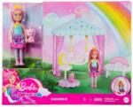 Barbie Set cu Papusa, leagan si animalut Barbie Dreamtopia Chelsea, HLC27 Papusa