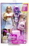 Barbie Papusa Barbie si accesorii, set de voiaj, HJY18 Papusa