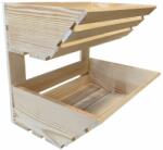 Tonap Fából készült kétszintes gyümölcsdoboz 30 x 13 x 40 cm (2Z)