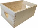 Tonap Fa tárolódoboz fogantyúkka 30×20×13 cm cseh gyártmány (7HR)