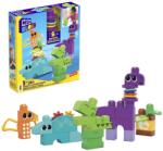 Mega Bloks Mega Bloks, Squeak 'n Chomp Dinos, set de constructie, 24 piese