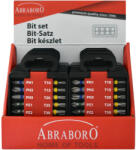 ABRABORO Bit 1/4" készlet színes 13xPH/PZ/TX (13db/készlet) (060802060013)