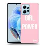 Picasee Husă neagră din silicon pentru Xiaomi Redmi Note 12 5G - Girl power