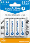 everActive Acumulatori AA R6 2600mAh 1.2V Ni-MH set 4 buc. Everactive Professional Line Baterie reincarcabila