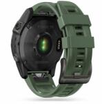 DOOP Curea Din Silicon Pentru Garmin 22mm Fenix 5 / 6 / 6 Pro / 7 Doop Explorer 22mm Verde Armată