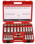 Genius Tools Dugókulcs - crowafej készlet 1/2" 6 lap 40 db-os Genius (DS-440M)