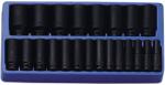 Genius Tools Tálcás Genius dugókulcs, gépi készlet 6 lapú h. colos 1/2" 22 db-os 1/3 (DI-422S)