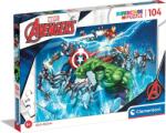 Clementoni SuperColor - Marvel - Avengers - Bosszúállók 104 db-os (25744)