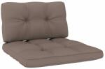 vidaXL Perne de paleți, 2 buc. , gri taupe, material textil (314521)