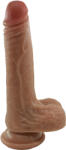 STD Dildo Realist Harvey, Silicon Lichid, Maro, 19 cm Dildo