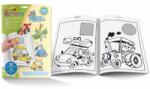 Crayola Mini Kids: Educativ de colorat cu abțibilduri - vehicule (25 6938G) Carte de colorat