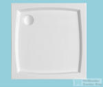H2O Nero C 80x80 slim szögletes zuhanytálca, fehér (h2o_12318)