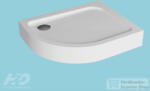 H2O Nero E 100x80 standard íves zuhanytálca, jobb, fehér (h2o_12323)