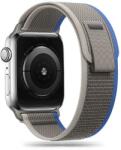 Tech-Protect TP0096 Tech-Protect Nylon Apple Watch 4 / 5 / 6 / 7 / 8 / SE / Ultra (42/44/45/49mm) óraszíj, szürke-kék (TP0096)