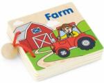 Viga Toys Fa könyv Farm