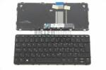 HP Pro x2 612 G1 series 755497-211 háttérvilágítással (backlit) fekete magyar (HU) tablet laptop/notebook billentyűzet (KEY00599BL)
