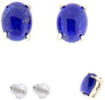  Cercei din Lapis Lazuli Natural Oval 9x7x16 mm - Argint 925 - 1 Pereche