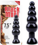 Chisa-novelties Butt Plug in Forma de Bile Anale Black Mont Beads 19 cm