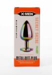 X-Men Secret Shine Metal Butt Plug Rainbowheart S