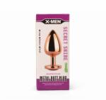 X-Men Plug Anal X Men Secret Shine Rose Gold Heart L