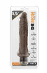 Blush Novelties Vibrator Realistic Dr. Skin Cock Vibe 8 Chocolate Vibrator