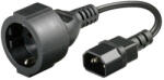 Cablu alimentare IEC - SCHUKO, 20 cm IEC-SCHUKO-20 (IEC-SCHUKO-20) - wifistore