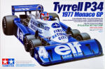 TAMIYA Tyrrell P34 1977 Monaco GP 1: 20 makett autó (300020053) (300020053)