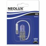 NEOLUX H3 halogén fényszóró izzó, 12V, 3200K, 1450 lumen, vibrációálló kivitel motorkerékpárokhoz és autókhoz, N453-01B, 1db/bliszter (N453)