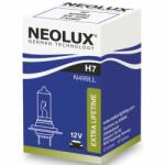 NEOLUX H7 halogén fényszóróizzó, Extra Lifetime, hosszú élettartam, 12V, 55W, PX26d foglalat, ritkább izzócsere, N499L, 1 db/doboz (N499LL)