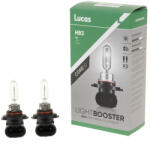 Lucas LightBooster HB3 autóizzó 12V 60W, +50%, 2db/csomag (LLX9005XLPX2)